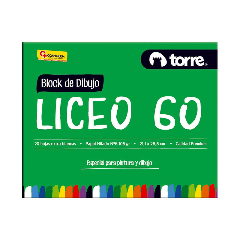 BLOCK DIBUJO LICEO TORRE